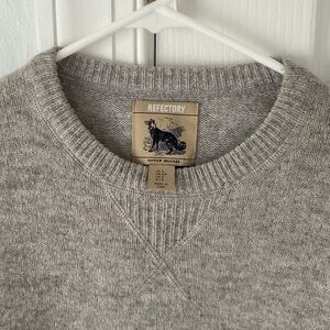 Refectory Lambswool Mix Crewneck Men's Sweater Size S